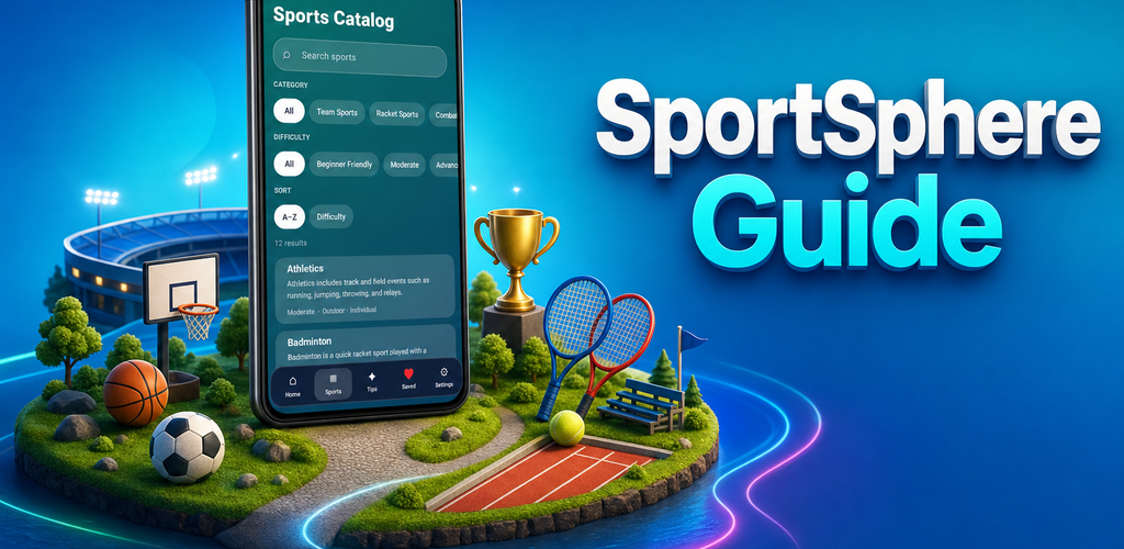 SportSphere Guide promotional banner